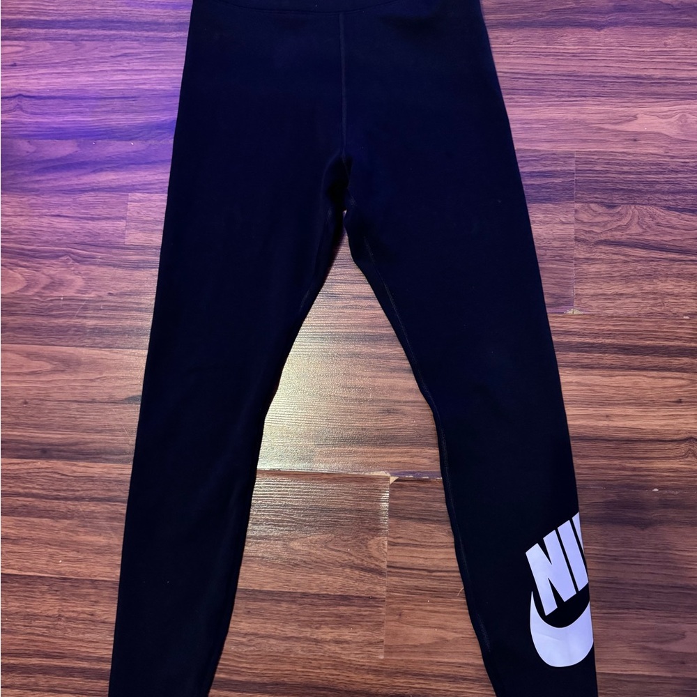 Nike Black Leggings Athletic Wear